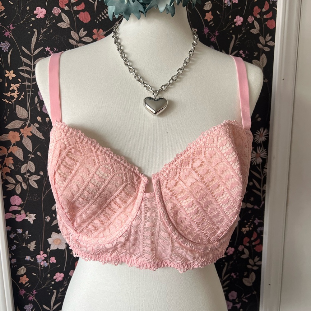 Adore Me Blush Lace Bra